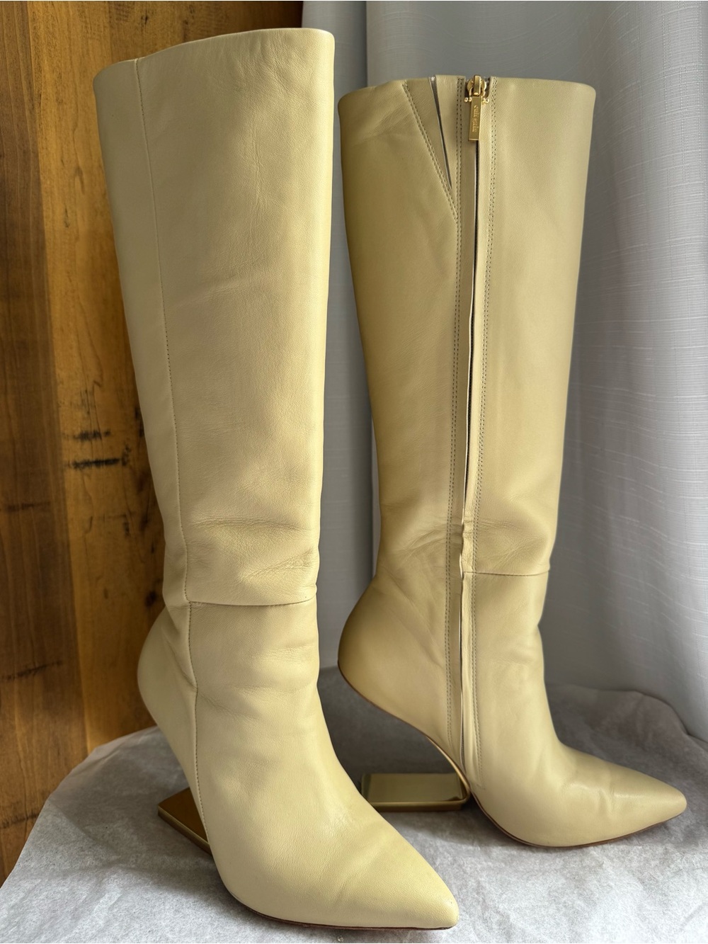 Cult Gaia Women's Bianca High Heel Knee Boots - 36 1/2 B